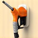 Icon representing a diesel pump, indicating diesel fuel for various vehicles.
