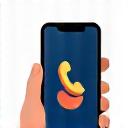 Icon of a phone with a location pin, representing emergency call and location identification.