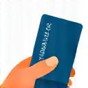 Icon of a hand holding a credit card over a POS terminal, representing payment and additional assistance.