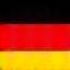 Flag of Germany, depicting German language support.