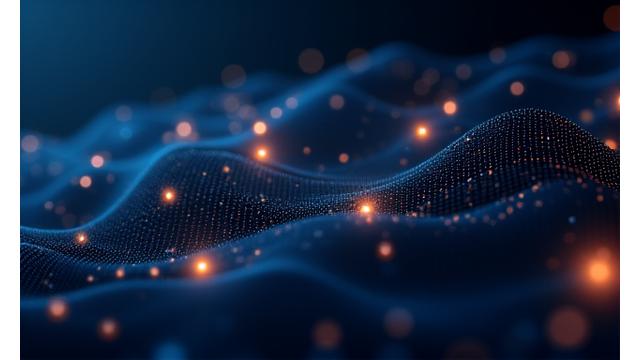 Stylized network of digital connections and abstract data flow, representing secure and compliant online interaction and data governance